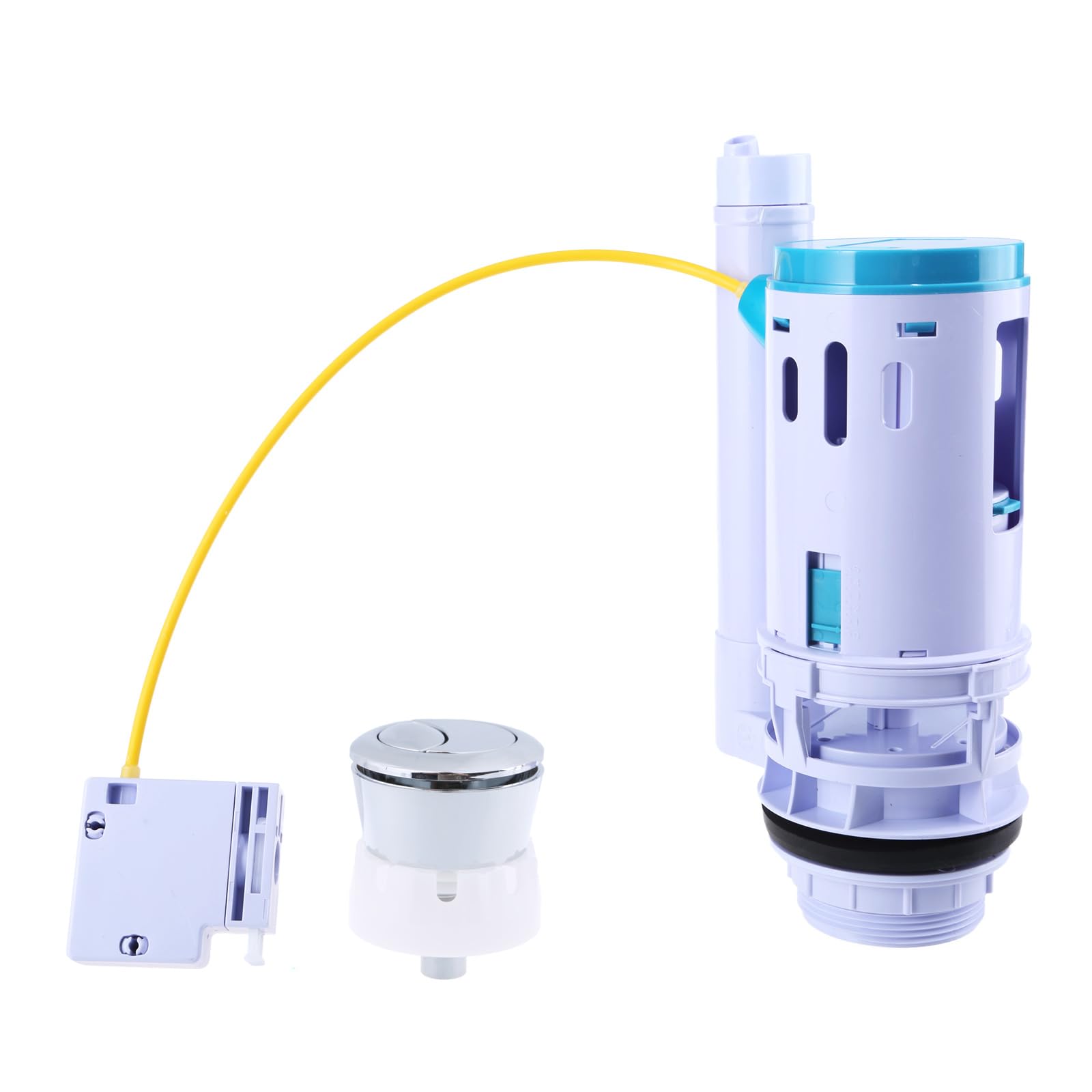Flush Toilet Tanks Repair Set Enhances Bathroom Efficiency Efficient Toilet Cistern Repair Set for House Double Flush Cistern Replacement Part High Efficiency Mechanism Upgrades