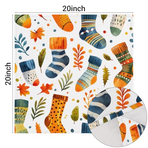 Servilletas de Tela Set de 4, 20"x20" Lavables miniatura 3