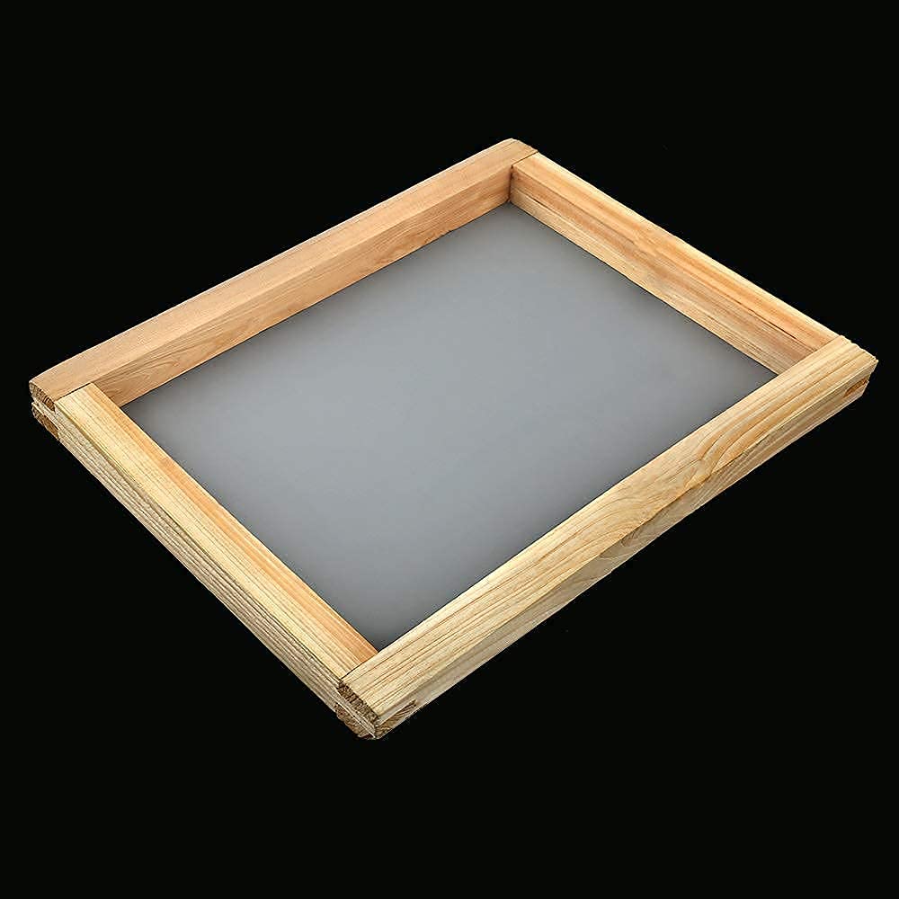 CMR Screen Printing Frame with Mesh Wooden A4 Size (10x12 Inch)