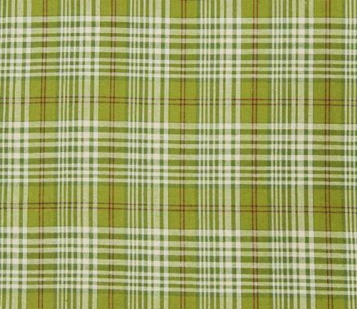 Holly Red Green Plaid King Dust Ruffle by April Cornell