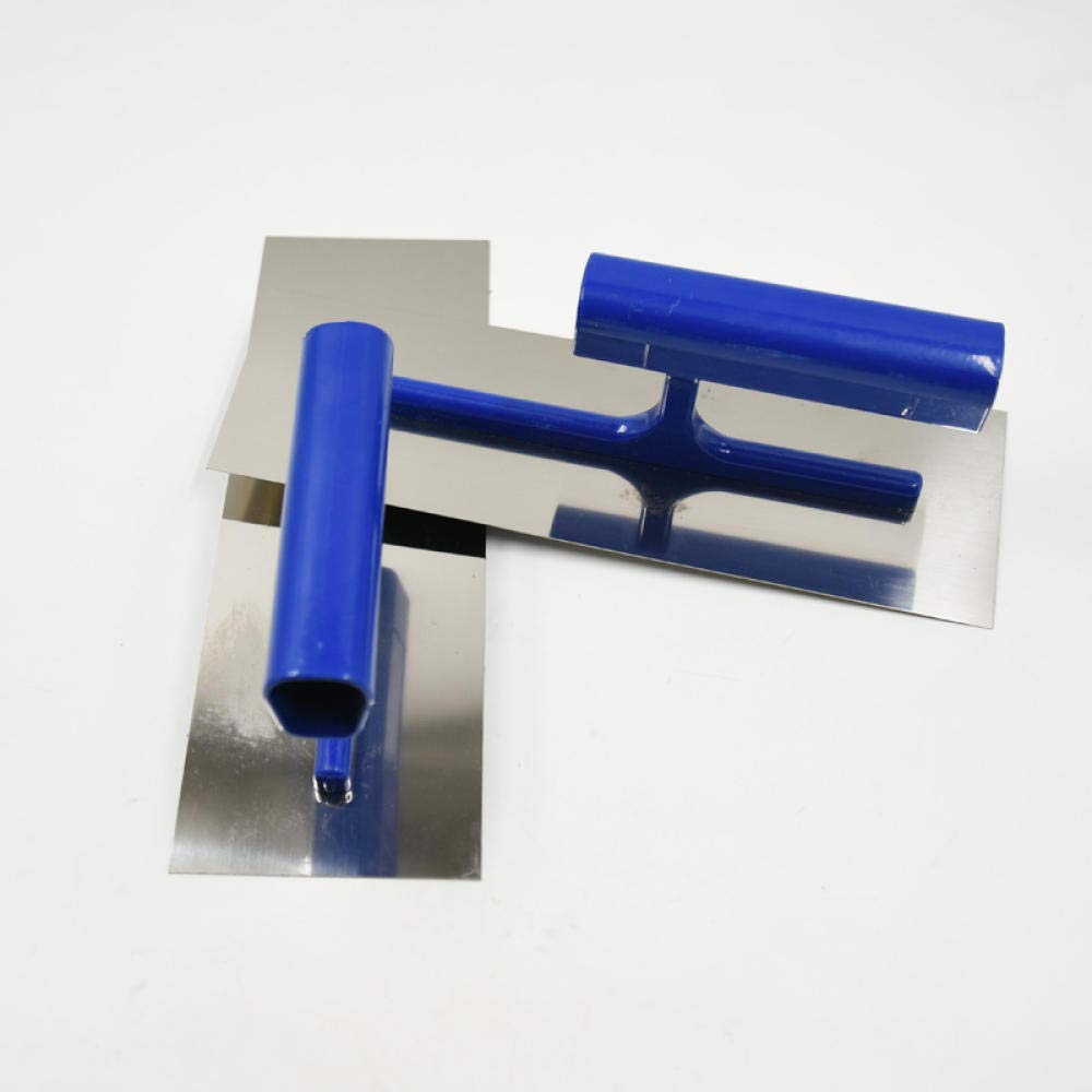 Truelle de plâtrage en alliage pour finition de lissage du carrelage et mur, lot de 2