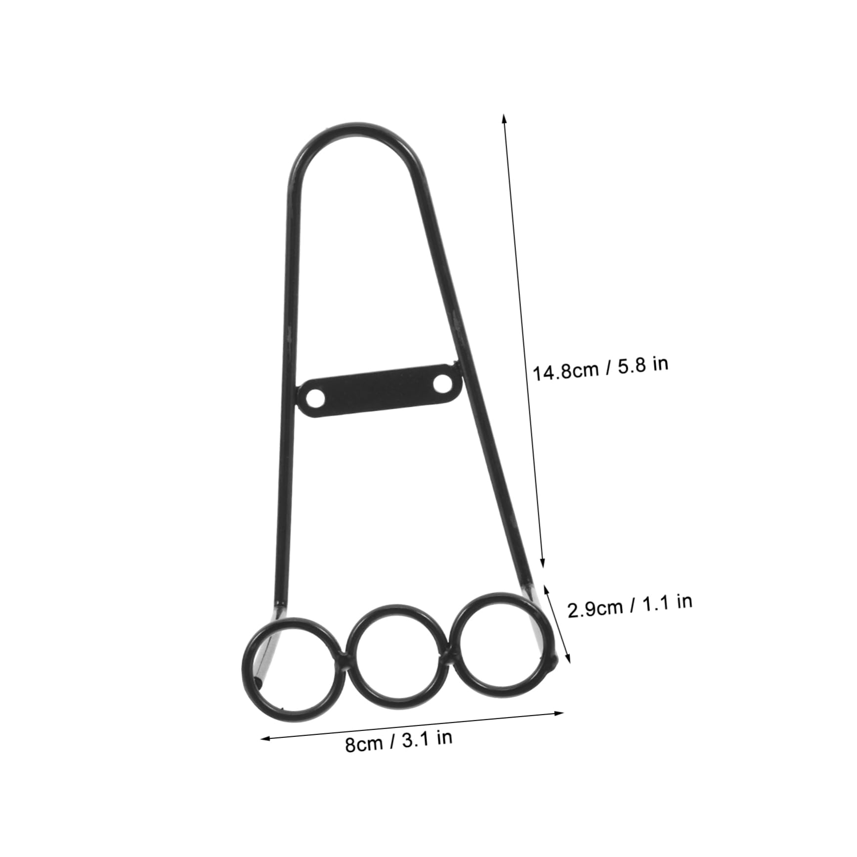 VINTORKY Decorative Plate Wall Mount 4pcs Metal Frame Holder Stand for Art Display and Wall Decor