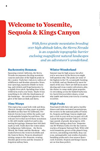 Lonely Planet Yosemite, Sequoia & Kings Canyon National Parks 6 (National Parks Guide) #TOP4