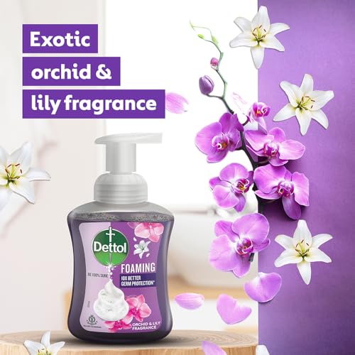 Image of Dettol Orchid & Lily Foaming Handwash Pump 250ml (Pack of 2)