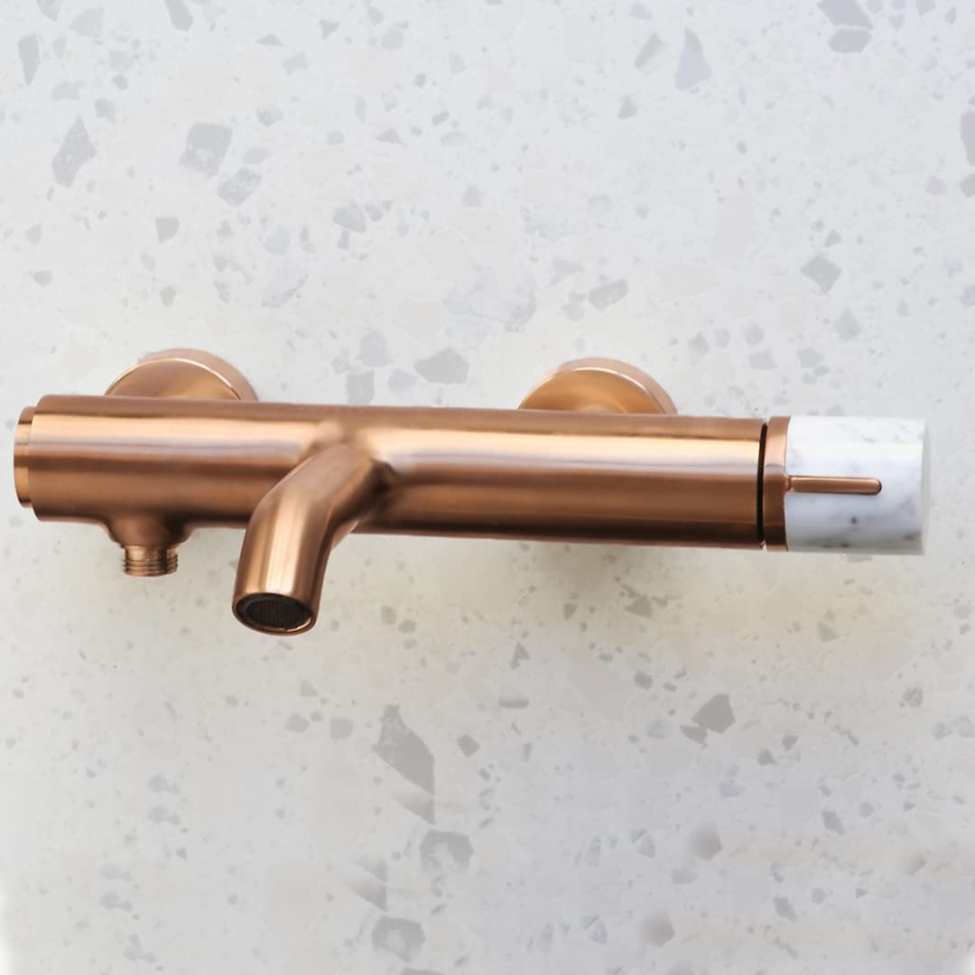 Essebagno 9020336 Manopola armatura łazienkowa z miedzią marmur