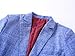 Boys Fashion Blazers Casual Jackets Coat for Kids School Party Outdoor Blue 9-10Years
