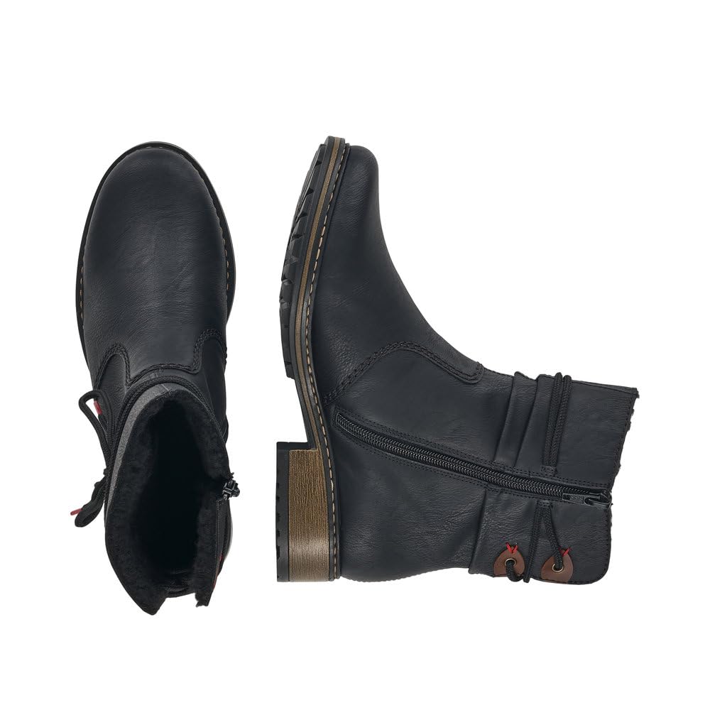 Rieker Damen Biker Boots Z68M1, Frauen Stiefeletten