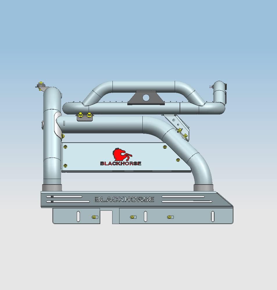 Miniatura 15 de Black Horse Off Road Atlas - Barra antivuelco negra compatible con Nissan Frontier ATRB7BK 2005-2021