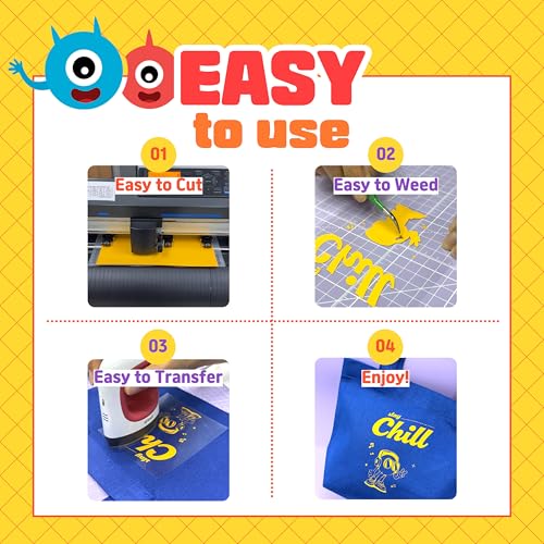 QuuCut HTV Heat Transfer Vinyl Bundle: 30 Pack 12" x 10" Sheets, 26 Assorted Full Matte Colors HTV Vinyl for T-Shirts, Iron on Vinyl for Cricut & Silhouette - Easy to Cut & Weed - Image 4