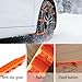Snow Chains for Car Tires, Winter Traction Solution for Icy Roads and Muddy Conditions, 10-Piece Set Heavy Duty 90cm Plastic Wheel Cables with Gloves
