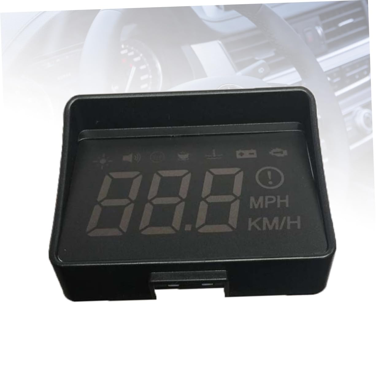Car Windshield Display Projector Speedometer Alarm for Safe Driving Suitable for Vehicles