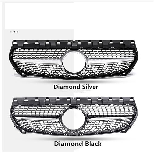 Entretoise de calandre finition diamant argenté pour Mercedes CLA W117 ABS - 3