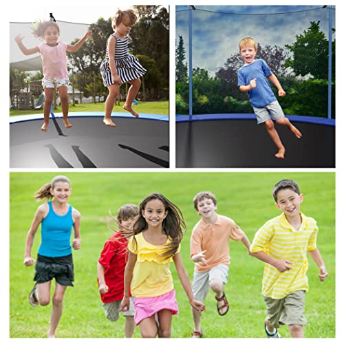 Filet de trampoline résistant aux intempéries pour 8 poteaux droits - 2