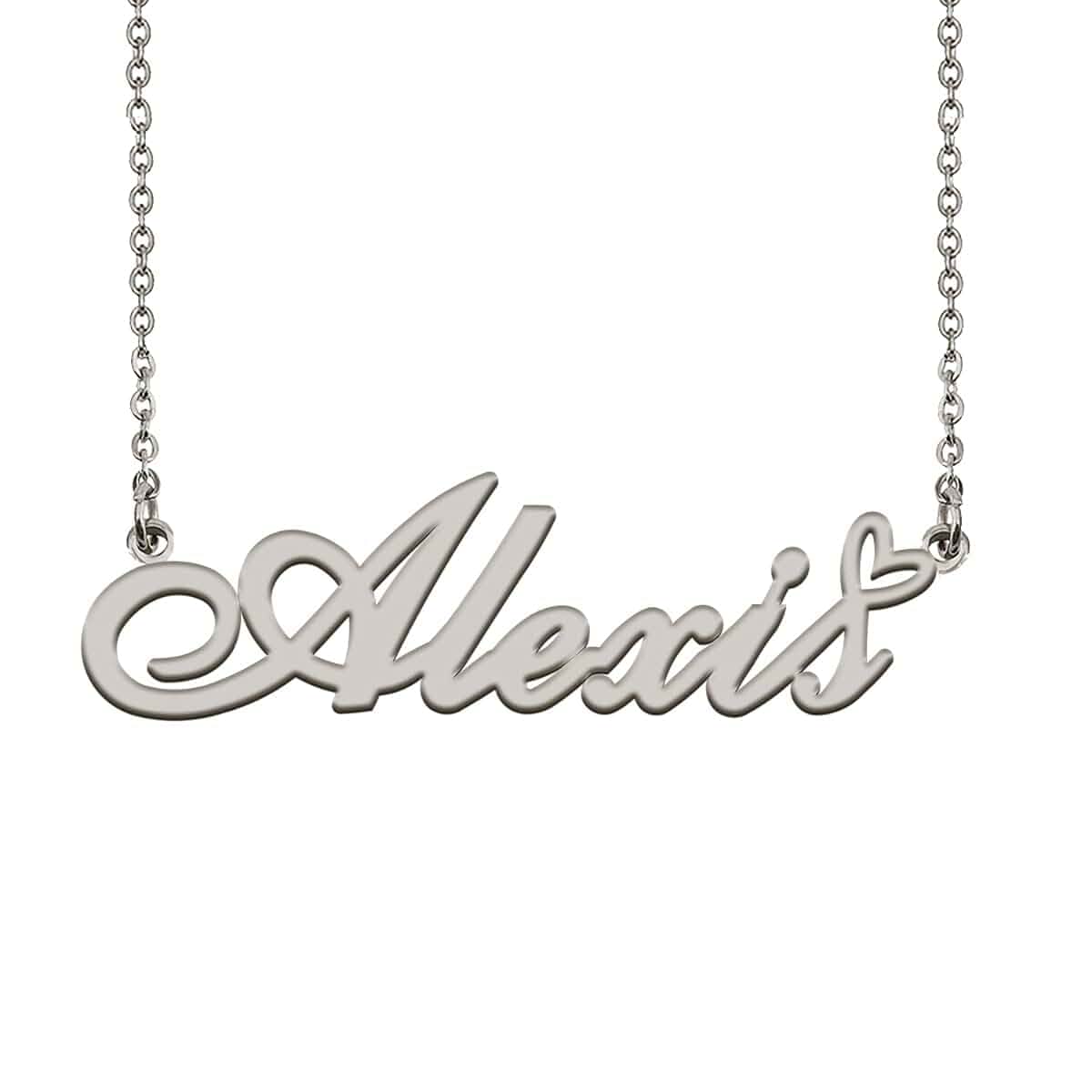 HUAN XUN Custom Name Necklace for Women Stainless Steel Customized Jewelry 18k Gold Plated Nameplate Heart Pendant,Adjustable Delicate Chain,Personalized Gifts for Mother Day Christmas Birthday