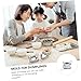 SWOOMEY 1pc Dumpling Mold Cake Stencil Dumpling Maker Metal Dumpling Mould Dumpling Skin Maker Wooden Dough Press Pizza Press Tool Hand Pie Ravioli Cooking Utensils Mother Stainless Steel