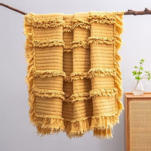 Ultra Soft Vintage Style Quilted Throw