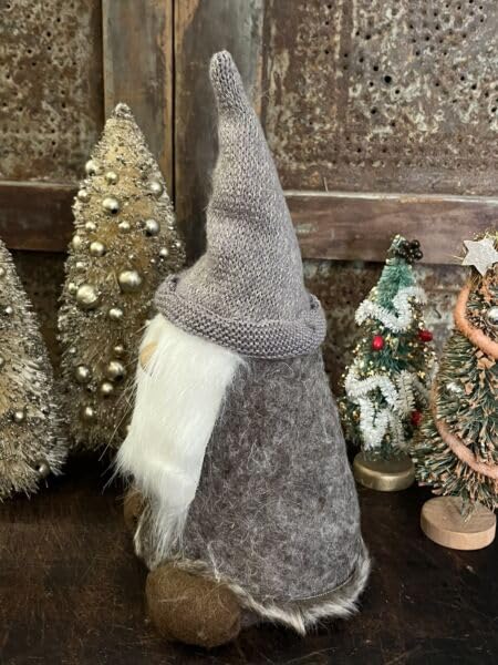 Primitive-Rustic-Country-Silver-Christmas-Gnome-Figure-Doll-Shelf-Sitter-10-for-Holiday-Kitchen-Farhouse-Home-Decor Primitive Rustic Country Silver Christmas Gnome Figure Doll Shelf Sitter 10 for Holiday Kitchen Farhouse Home Decor