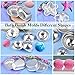 Kyerivs Bath Bomb Molds 14 PCS 5 Shapes Metal Bath Bomb Mold Kit with 100 Shrink Wrap Bags Mini Heat Sealer Heart & Gift Bags for Christmas Women Soap Spa Crafts Gifts Making Supplies