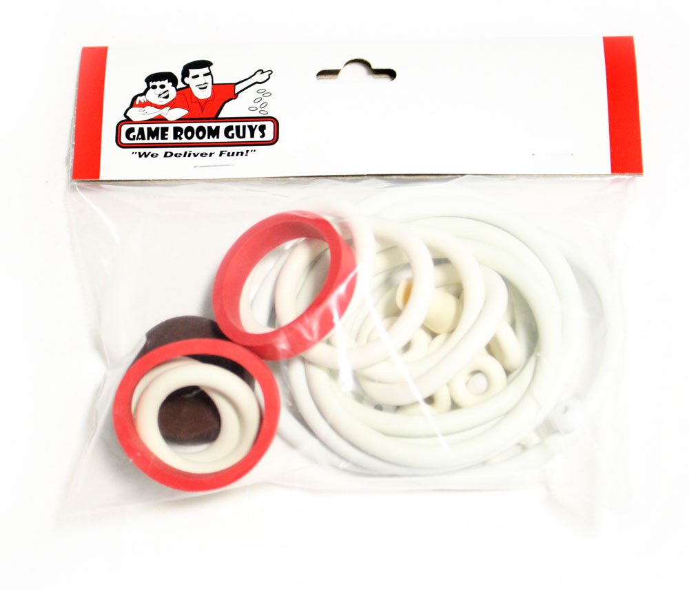 Game Room Guys Recel Top Speed Pinball White Rubber Ring Kit