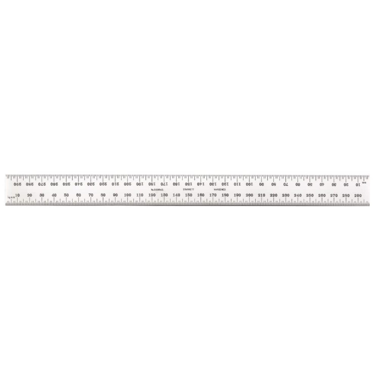 Starrett Blade Only for Combination Squares, Sets and Bevel Protractors - Ideal for Woodworking and Metalworking - 300mm Length, Satin Chrome Finish, 36 Graduation - CB300-36