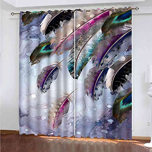 Rideau occultant moderne de salon thermique et phonique 200x214 cm
