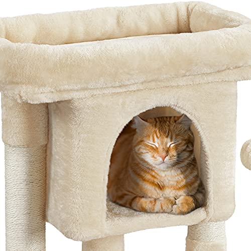 Árbol Rascador para Gatos Beige 23.5 Pulgadas miniatura 4