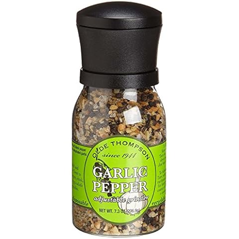 Olde Thompson Adjustable Grinder, Garlic Pepper, 7.3 oz Cover