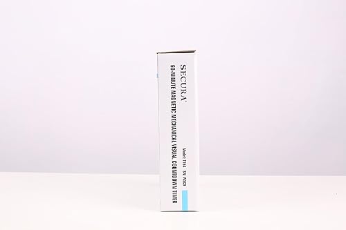 Miniatura 9 de Secura Temporizador visual de 7.5 pulgadas, temporizador visual de cuenta regresiva de gran tamaño de 60 minutos para niños y adultos, herramienta