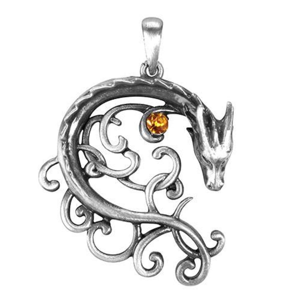SUMMIT COLLECTION Celtic Dragon Pendant Necklace