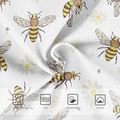 Girls' Underwear Bee Flower Cotton Stretch Comfort Toddler Panties3