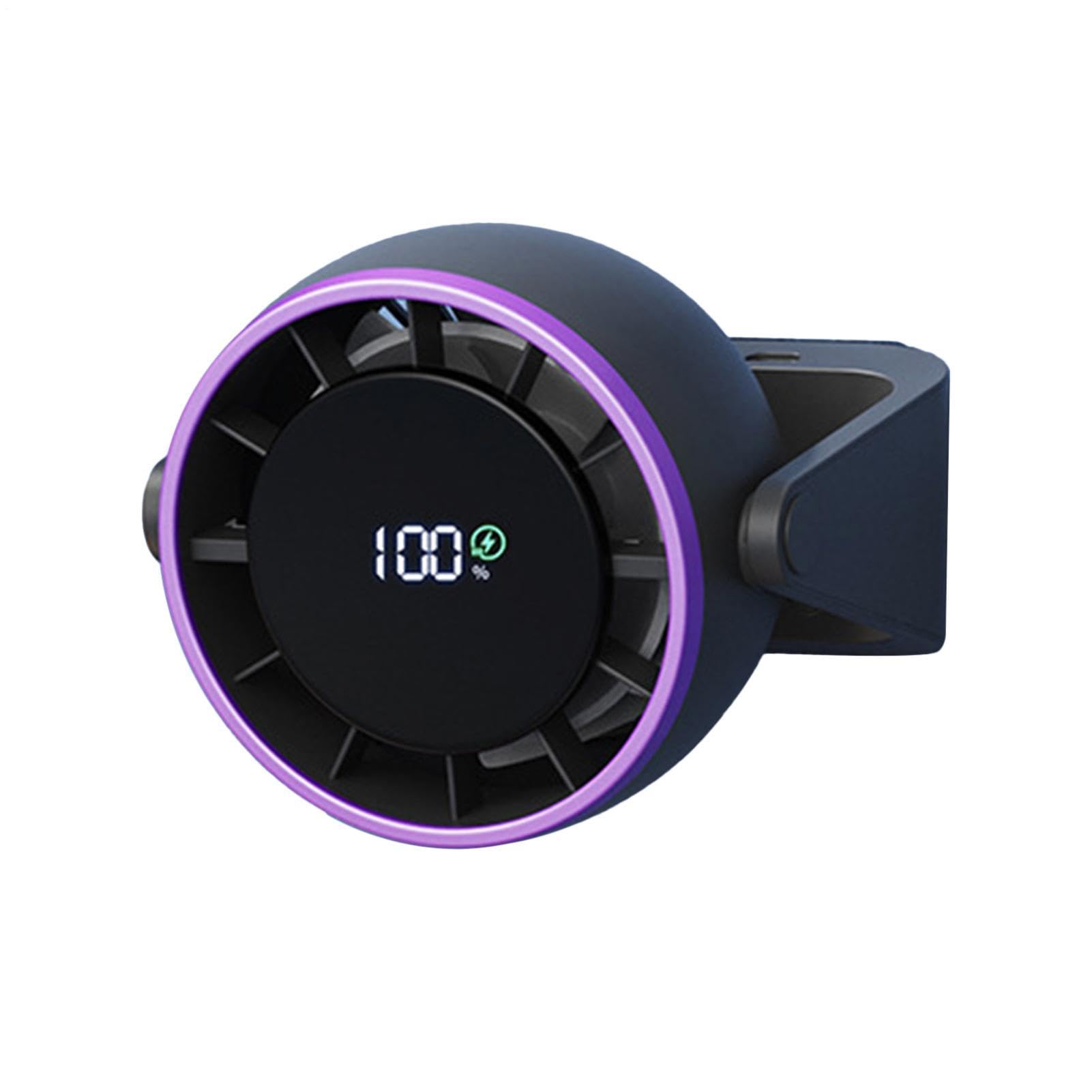 Ventilateur de bureau rechargeable silencieux pour vos excursions et journées au salon