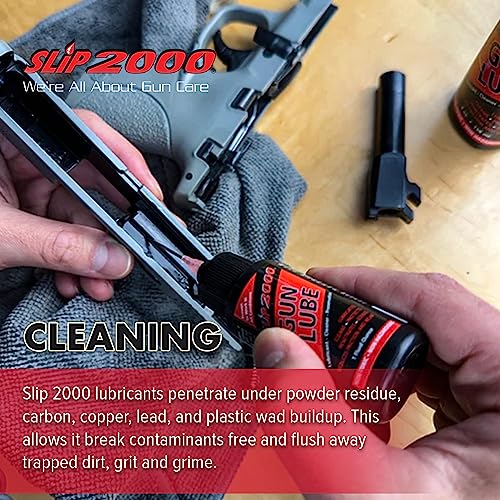 Slip 2000 Gun Lube - Penetrating Gun Lubricant Lubricating Clp Gun Cleaner - Combo Pack #TOP4