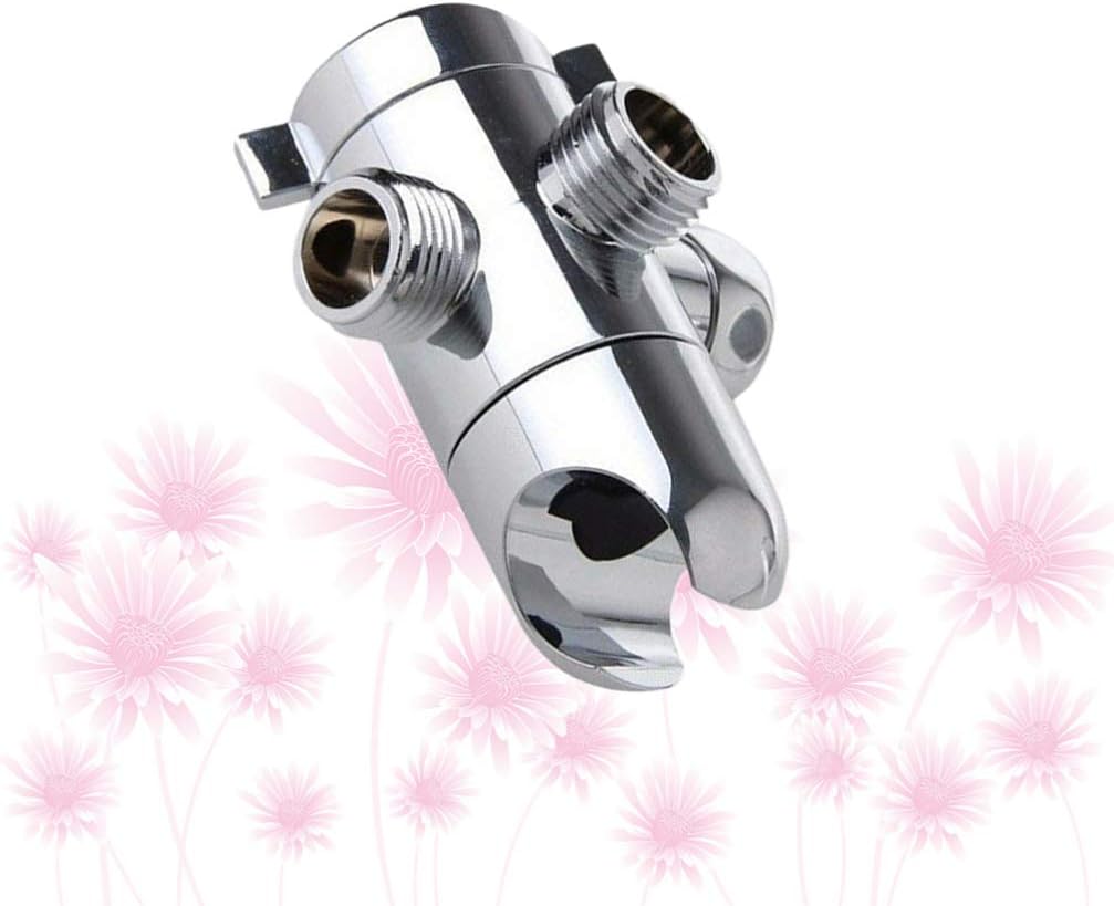 Faucet Three-way Diverter Stainless Steel Shower Diverter Valve 1pc Universal Shower Water Divider Base for Bathroom