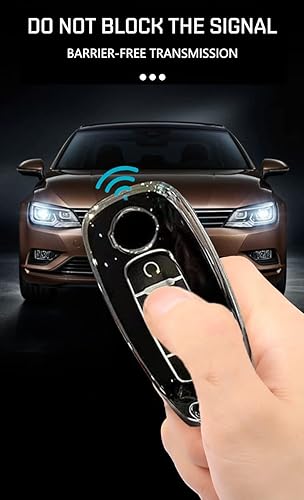 Miniatura 3 de SANRILY Funda suave para llavero de 4 botones con borde plateado para Nissan Ariya 8 Gen th New Teana Accessories sin llave TPU con llavero de cuero