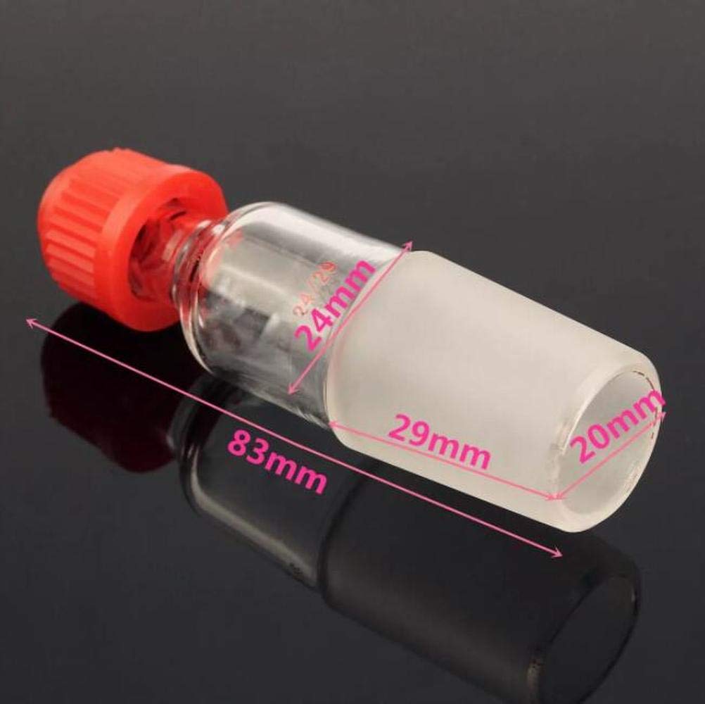 SUCAN 83mm 24/29 adaptateur thermomètre en verre commun avec filetage en plastique