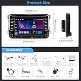 4G 64G Android Car Radio for VW Passat Jetta Tiguan Golf MK5 MK6 T5 EOS Polo Touran Seat Sharan with Wireless Carplay Android Auto, 7 Inch Touchscreen Bluetooth FM RDS GPS WiFi 32EQ Backup Camera - Image 8