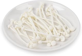 Artificial Enoki Mushroom Simulation Artificial Mushroom Decorations Fake Fruit Model Home House Kitchen Party Decoration 30PCS