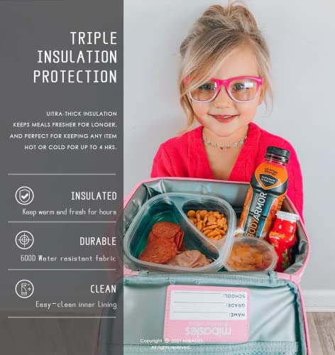 Mibasies KLB0068PKBURB-MBUS Kids Insulated Lunch Box thumb #6