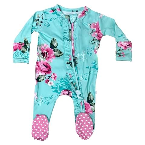 DOUBLE THE SPRINKLES Baby Girl Rompers with headband set - Long Sleeve Romper Baby Girl, Infant Summer Outfit, Newborn Jumpsuit Cover