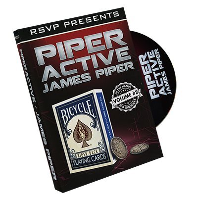 Piperactive Vol 2 by James Piper and RSVP Magic - DVD