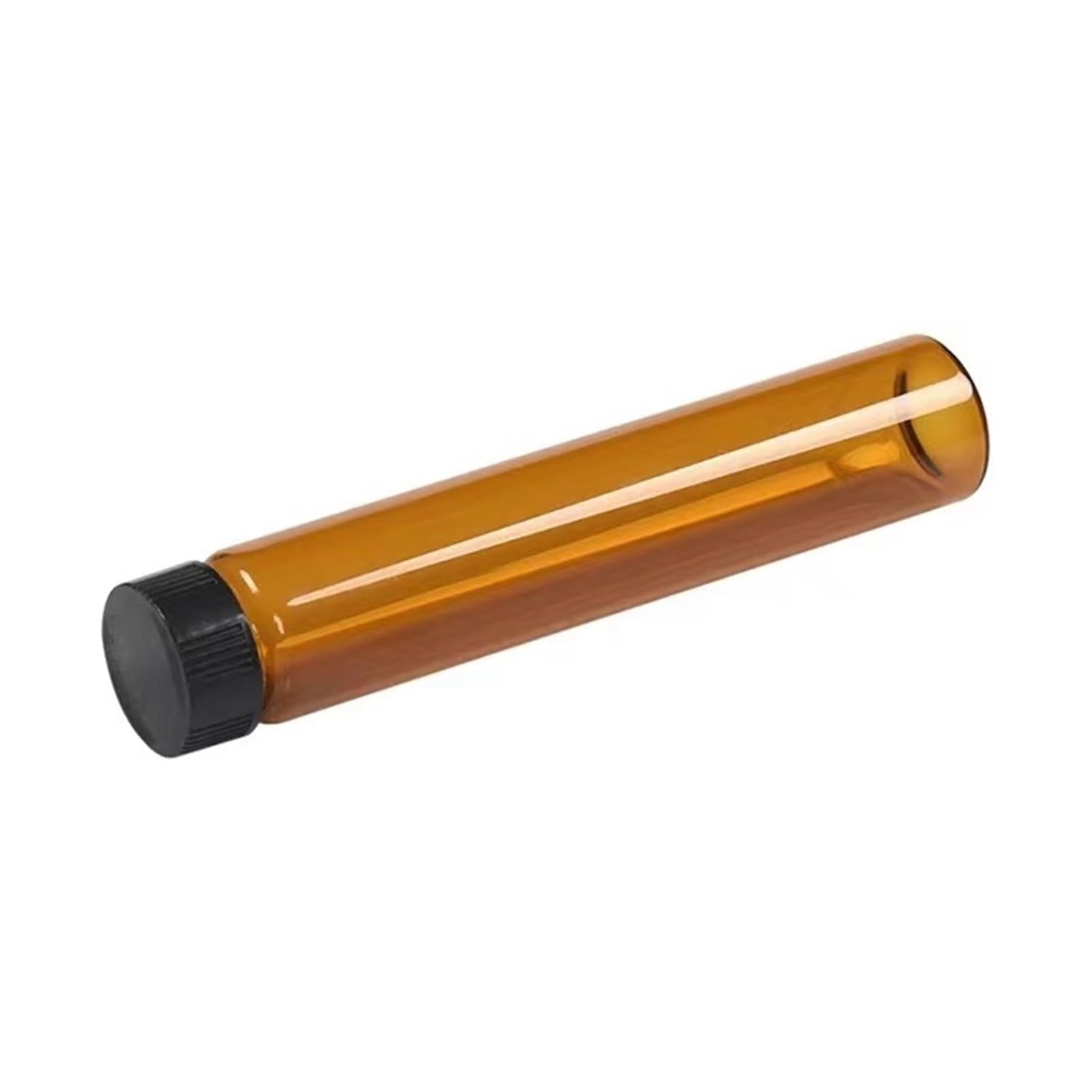 Botella para reactivos de Laboratorio, Botella de Aceite Esencial con Boca de Rosca marrón de Vidrio de Laboratorio ámbar de 2 ml a 60 ml(30ml 10pcs)
