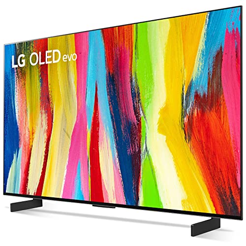 LG OLED77C2PUA 77 Inch HDR 4K Smart OLED TV 2022 Bundle with Premium 2 YR CPS Enhanced Protection Pack