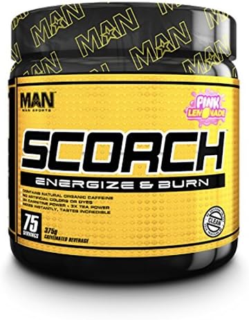 Man Sports Scorch - Polvo quemador de grasa para hombres y mujeres, supresor del hambre, suplemento de pérdida de peso, 13.23 oz, 75 porciones, goma disponible en Yaxa Colombia