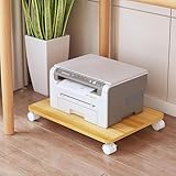 Esthétique élégante : la finition rustique grain de bois améliore tout décor intérieur, offrant au support d'imprimante un aspect chic et contemporain tout en assurant une longue durée de vie.