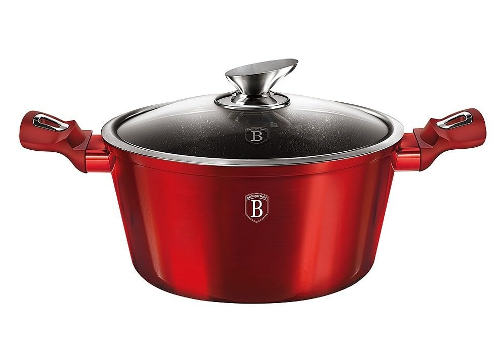 Berlinger Haus Metallic Line- Burgundy Edition Membro in vetro 24 cm BH/1926 acciaio inossidabile 18/8