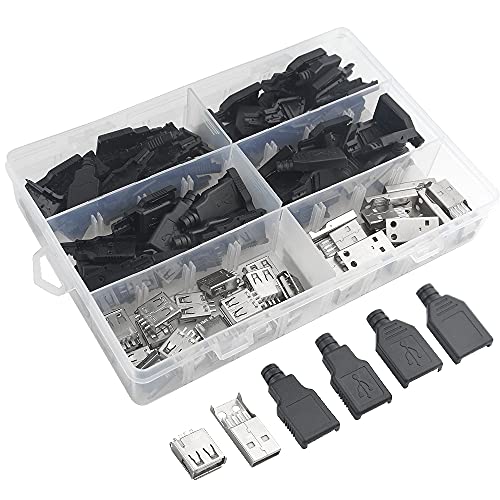 Juego de 40 conectores USB tipo A premium miniatura 1
