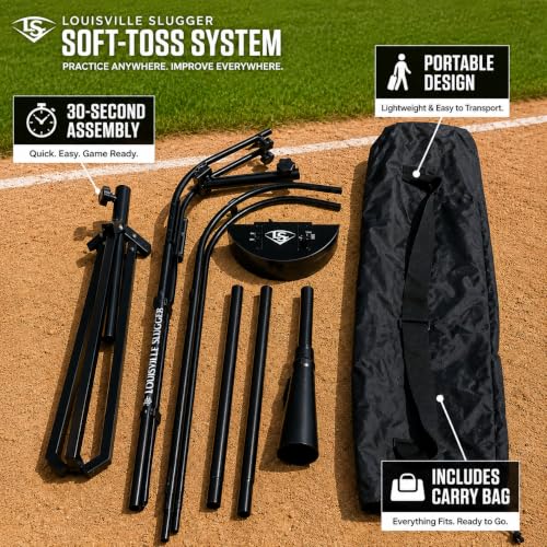 Louisville Slugger Soft Toss Training System - Automatic Batting Trainer - image 4