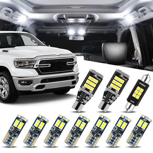 Kit 10 Piezas Lámparas LED 12V Blanco Frío 5500K