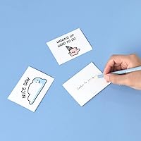 Vista 5 de Monolike Tarjeta Día a día, Comodidad para ti - Mezcla de 36 mini tarjetas individuales, 36 sobres, 36 pegatinas Paquete