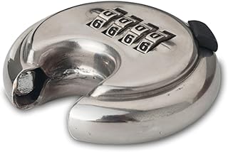 Mikikit Padlock Anti- Lock Coded Lock Combination Lock Door Password Lock Outdoor Discus